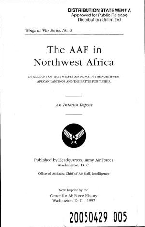 The AAF in Northwest Africa