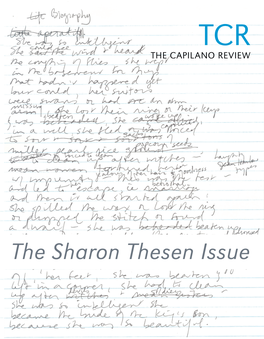 The Sharon Thesen Issue 3