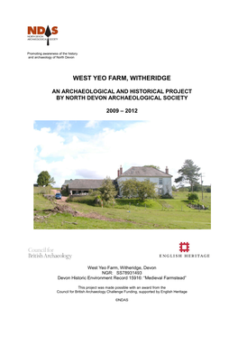 West Yeo Farm, Witheridge