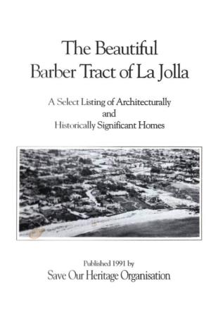 The Beautiful Barber Tract of La Jolla