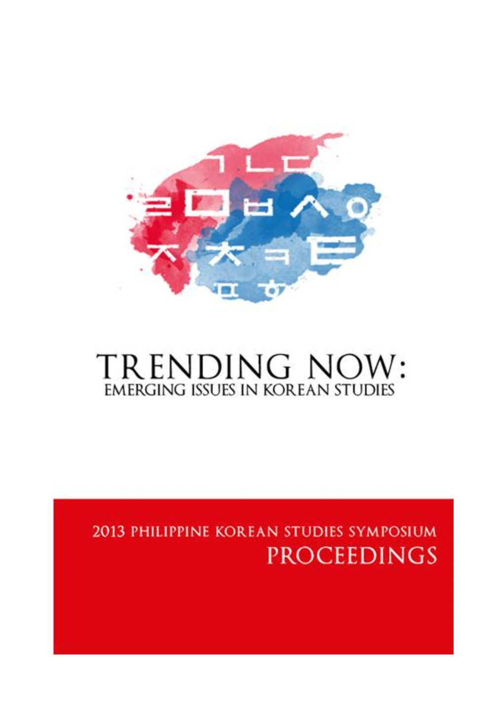 2013 PKSS Proceedings Editorial Board