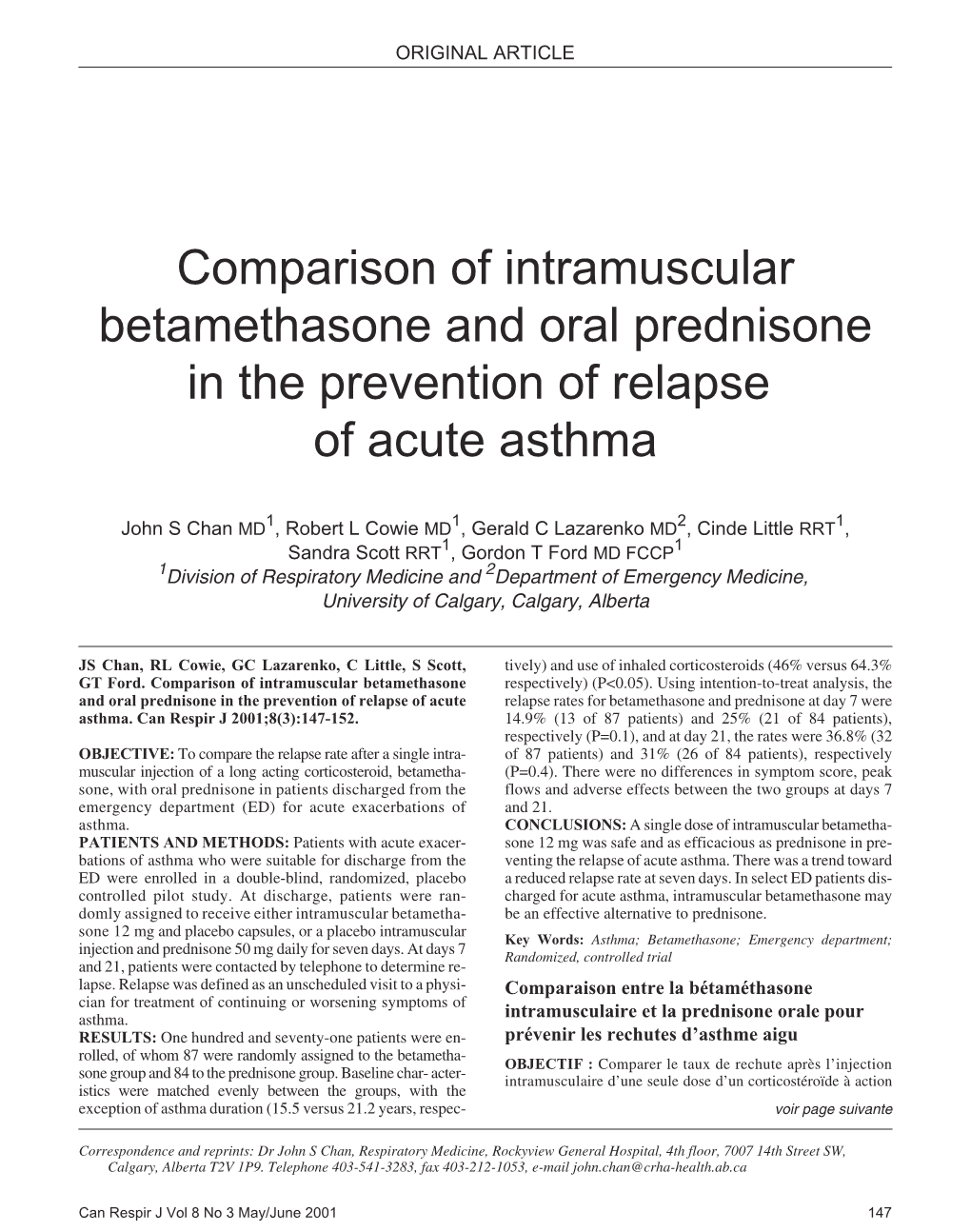 Comparison of Intramuscular Betamethasone and Oral