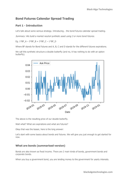 Bond Futures Calendar Spread Trading