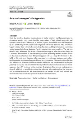 Asteroseismology of Solar-Type Stars