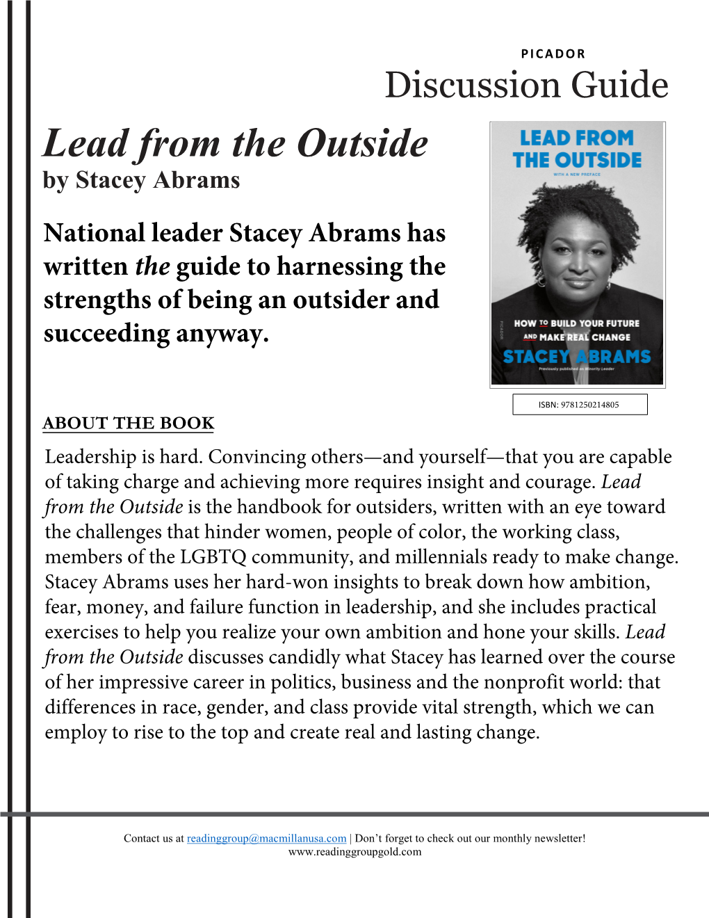 Lead from the Outside by Stacey Abrams