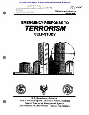 Emergency Response to Terrorism Self-8Tudy