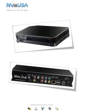 Mvix Ultio Pro Media Player Format Support.Pdf