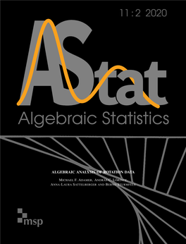 Algebraic Analysis of Rotation Data