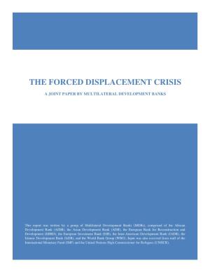 Joint Mdbs Paper on the Forced Displacement Crisis