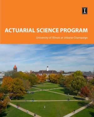Actuarial Science Program