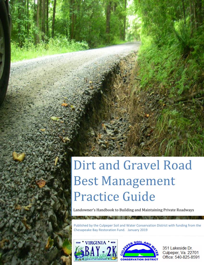Dirt and Gravel Road BMP Guide