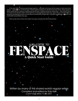 Fenspace Writer's Guide
