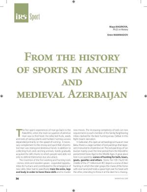 From the History of Sports in Ancient and Medieval Azerbaijan