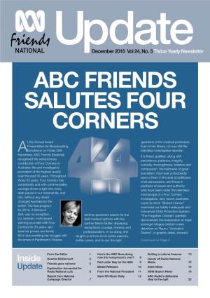 Abc Friends Salutes Four Corners