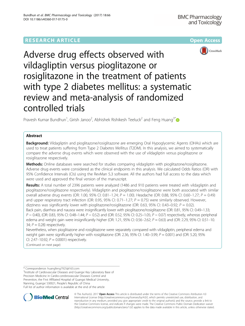 Adverse Drug Effects Observed with Vildagliptin Versus Pioglitazone Or