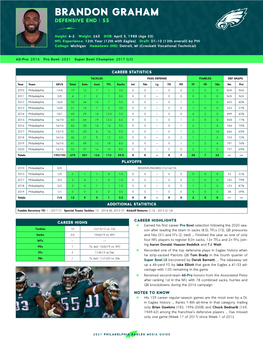 Brandon Graham Defensive End | 55