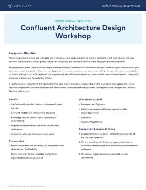 Confluent Architecture Design Workshop