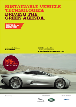 Sustainable Vehicle Technologies: Driving the Green Agenda