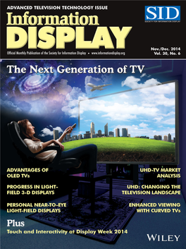 Information Display November/December 2014 Issue 6