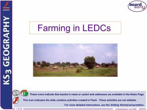 Farming in Ledcs