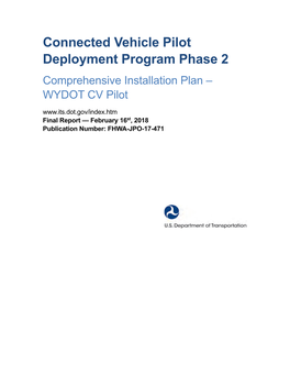 Connected Vehicle Pilot Deployment Program Phase 2