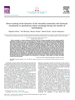 Dense Tracking of the Dynamics of the Microbial Community and Chemicals Constituents in Spontaneous Wheat Sourdough During Two Months of Backslopping