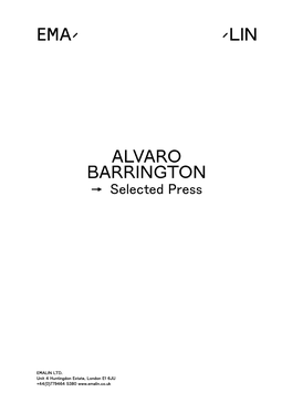Alvaro Barrington