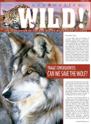 Can We Save the Wolf?