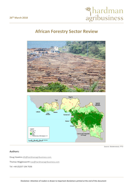 African Forestry Sector Review