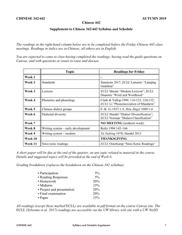 C442 A19-Syllabus Schedule