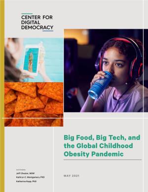 Big Food, Big Tech, and the Global Childhood Obesity Pandemic