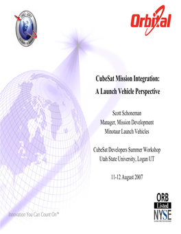 Cubesat Mission Integration: a Launch Vehicle Perspective