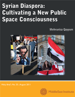 Syrian Diaspora: Cultivating a New Public Consciousness