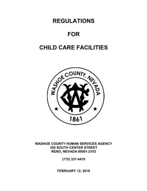 Regulations for Child Care Facilities Introduction