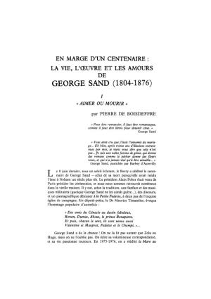 George Sand (1804-1876)