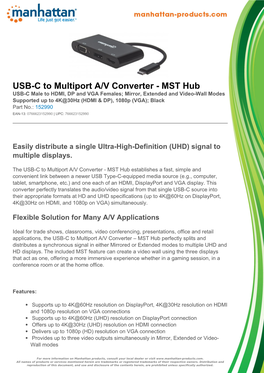 USB-C to Multiport A/V Converter