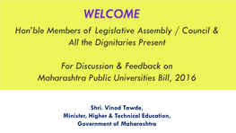 Maharashtra State Commission for Higher Education and Development