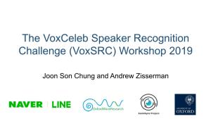 The Voxceleb Speaker Recognition Challenge (Voxsrc) Workshop 2019