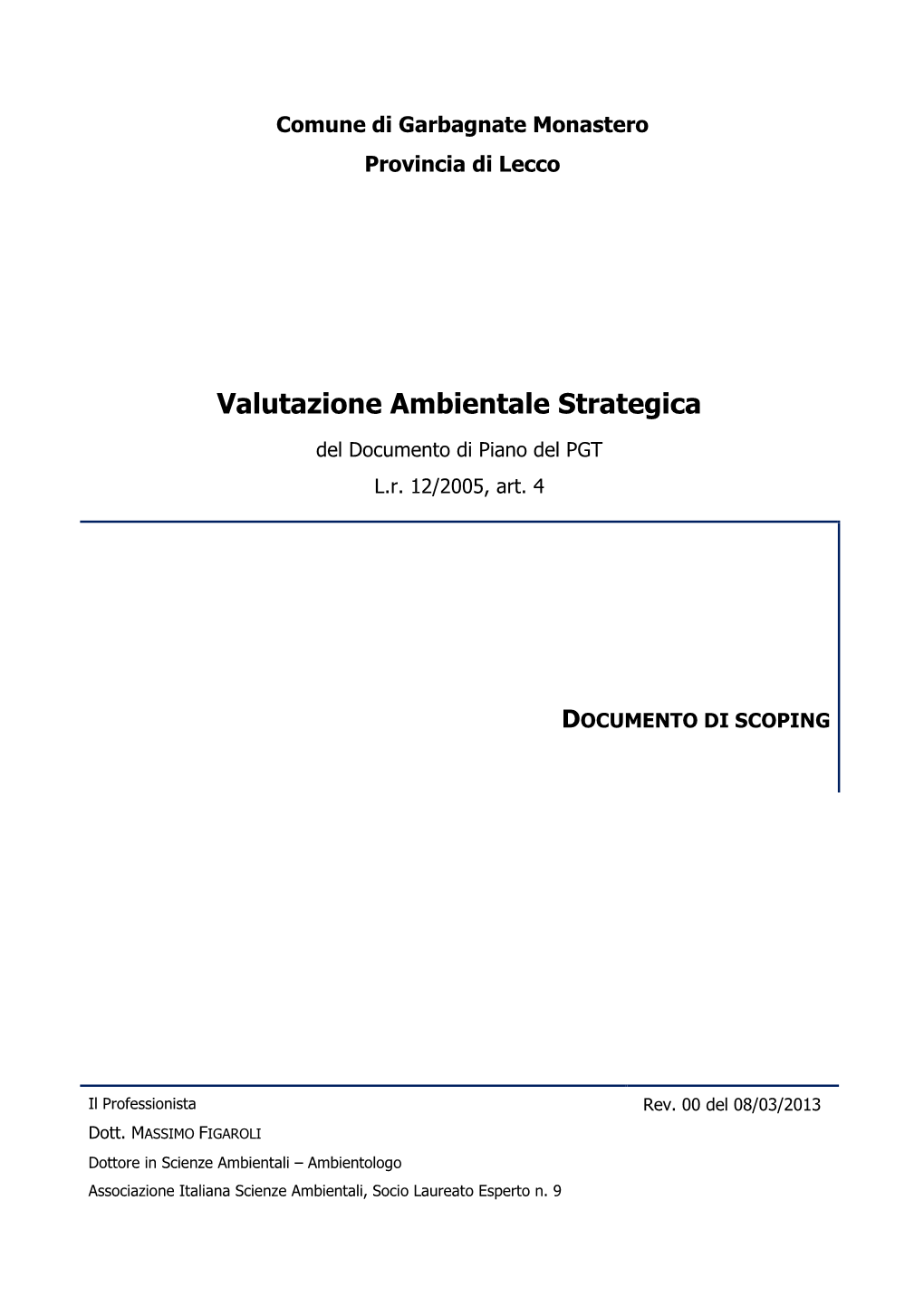 Valutazione Ambientale Strategica