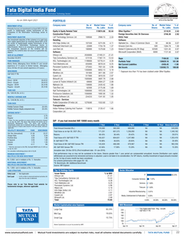 Tata Digital India Fund