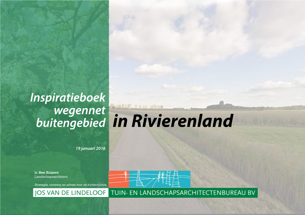 Inspiratieboek Wegennet Buitengebied in Rivierenland