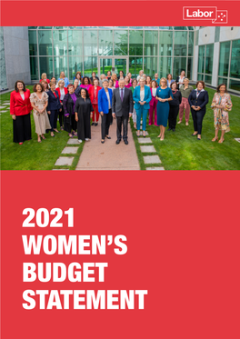 2021 Women's Budget Statement