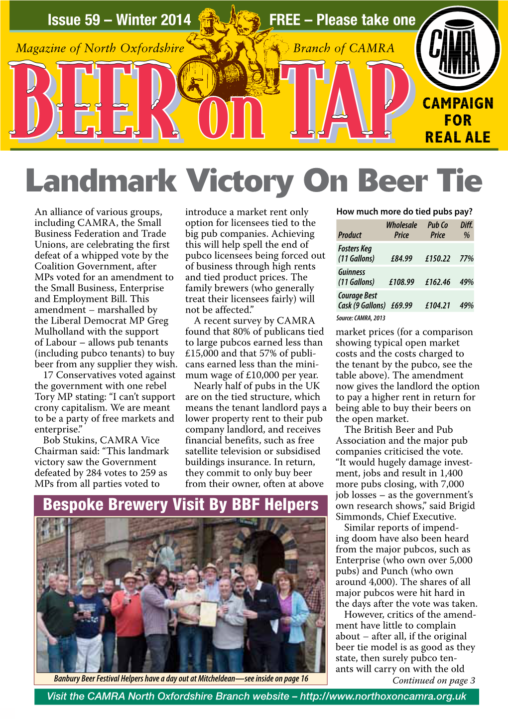 Landmark Victory on Beer Tie