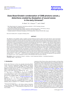 Does Bose-Einstein Condensation of CMB Photons Cancel Μ Distortions Created by Dissipation of Sound Waves in the Early Universe