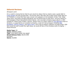"Amazon Editorial Reviews" Amazon.Com