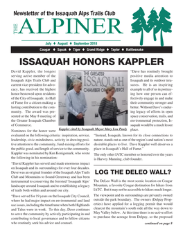 Issaquah Honors Kappler