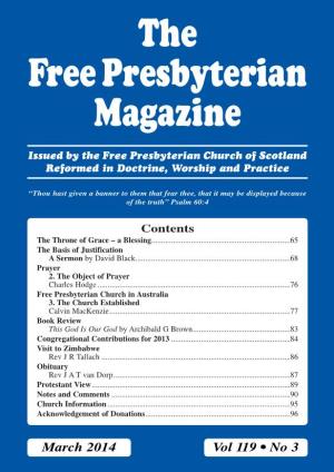 The Free Presbyterian Magazine