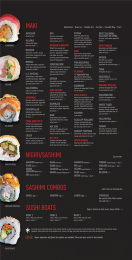 Wasabi Menu May 2020 Back