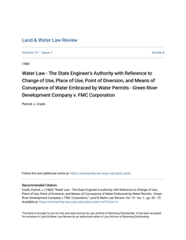 Water Law Review