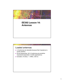 EE302 Lesson 14: Antennas